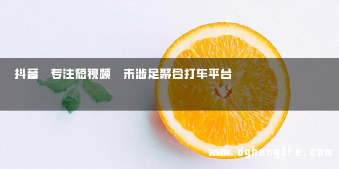 抖音 专注短视频 未涉足聚合打车平台